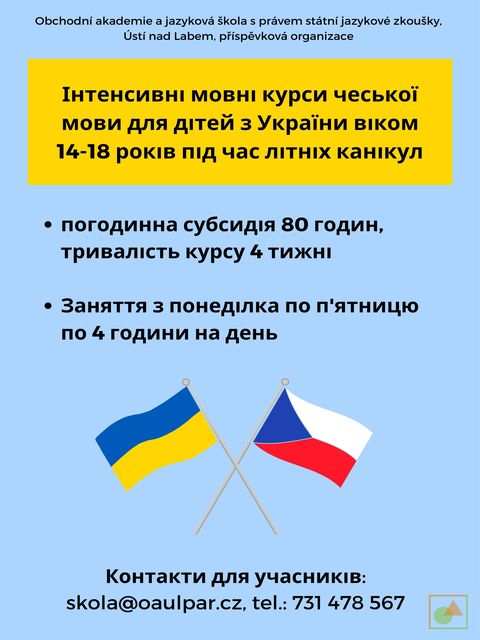ČJ pro děti z Ukrajiny